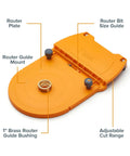 Router Dado Jig For Precise Dados Rabbets And Mortises That Woodworkers Dig And Love Works With WTX And NGX Clamp Edges