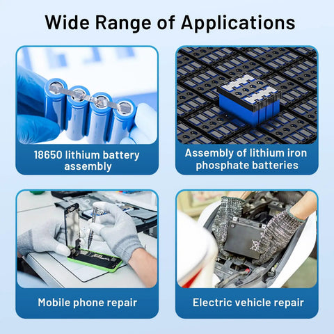 Rechargeable Battery Spot Welder With Visual Display 3360W Max Power 11 Adjustable Gears for DIY Projects and Repairs