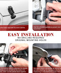 Installation guide for Jeep Hood Latches Aluminum Hood Catch For Wrangler JK JKU JL JLU Gladiator 2007 Through 2025 Pair