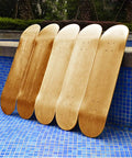 Maple Skateboard Deck With Double Tail Design Ultra Lightweight Yet Sturdy Build Includes Free Grip Tape One Deck display