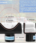 Axle Saddle Lifting Adapter Fits 2 Inch 3 Inch And 4 Inch Round And 2 Inch Square Axle Tubes With 1.5 Inch Lifting Platform