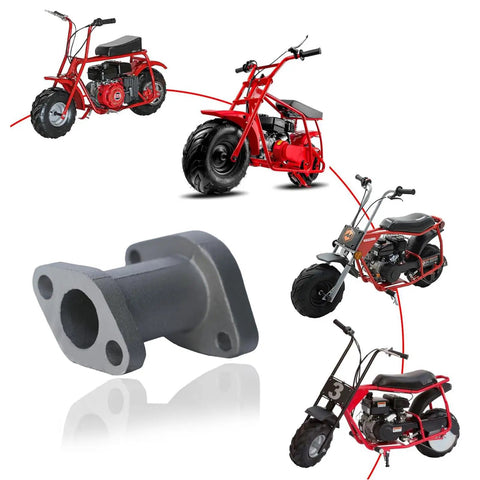 Beefed Up Aluminum Racing Performance Intake Manifold For Coleman CT100U CC100X 98cc Mini Bike And Predator 79cc 3HP Engine