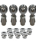 3/4 Inch Chromoly Heim Joint Kit Beasts Mode 3/4 By 16 Threads with rod ends and weld bungs for UTV rock crawler builds.