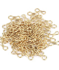 Carp Fishing Wire Eyes Sinker Set 300 Pieces Steel Alloy Screw Leads Loops Tackle Accessory for Freshwater and Saltwater Fishing