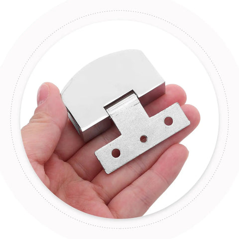 Holding Two Pack Small Glass Door Hinges Pivot Hinges For Shower Doors Cabinets Cupboards Hardware With Adjustable Clamp