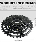 7 Speed CS-HG200 Bike Cassette 12-32T Sprocket with visible dimensions and product info