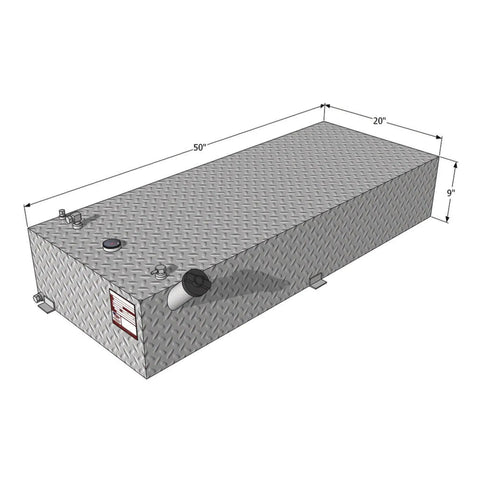 37 Gallon Auxiliary Fuel Tank For Trucks And Jeeps With Top Siphon And Electric Pump Ready Setup Heavy Duty Gasoline Tank