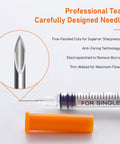 Dead On Accurate 31 Gauge 1cc Insulin Syringe With Sharp 5/16 Inch Needles, showcasing precision needle design for smooth gliding.