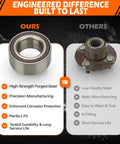 Front Wheel Hub Bearing Pair Replacement 510095 For Acura TL TSX 2009 To 2014, Honda Accord 2008 To 2012 comparison chart