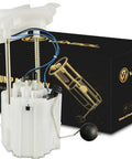 Electric Fuel Pump Module Assembly Compatible With 2005 Through 2017 Chrysler 300 Dodge Challenger Charger Magnum V6 And V8 Engines Including 2 7L 3 5L 3 6L 5 7L 6 1L And 6 4L Replacement E7192M For Seamless Fuel Delivery And Quick Easy Drop In Install shown with packaging.
