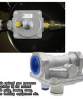 adjustable natural gas regulator for grills and stoves
