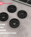 76T 48P Spur Gear Set Four Pieces With Six Body Clips For 1/10 Slash 2WD VXL Rustler Stampede Bandit XL-5 Series RC Cars Upgrade