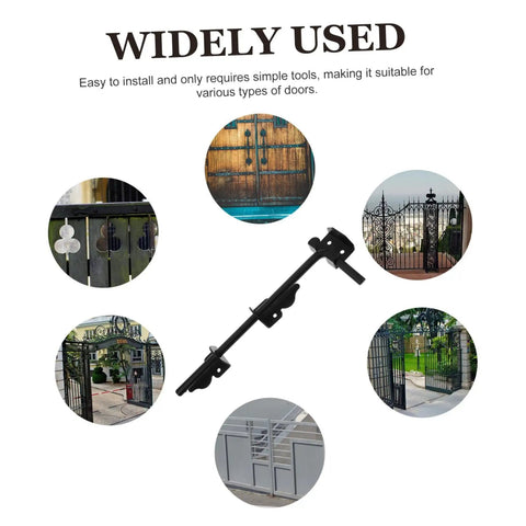 Rock Solid Heavy Duty Cane Bolt Drop Rod For Gates And Fences Sturdy Ground Safety Latch With All Hardware For Outdoor Security And No Sweat Setup Today