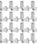 Flat Head Rivet Nuts With Knurled Bodies Stainless Steel 40 Piece Pro Grade Threaded Rivet Nut Kit for Fiberglass and Steel Projects