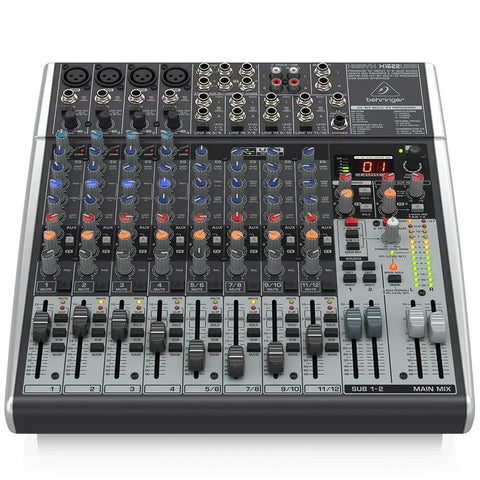 Xenyx X1622USB 16-Input 2 By 2-Bus Studio Mixer with Premium XENYX Preamps and Compact Pro Grade Compressors top view