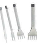 Heavy Duty Chisel Set Built To Last With Heat Treated High Temp Prongs And Precise Flat Spacing For Industrial Work 1 2 4 6 Tooth Set