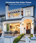 Two Pack Dusk-To-Dawn Sensor Outdoor Wall Light Fixtures, Black Exterior Sconce on modern house front porch
