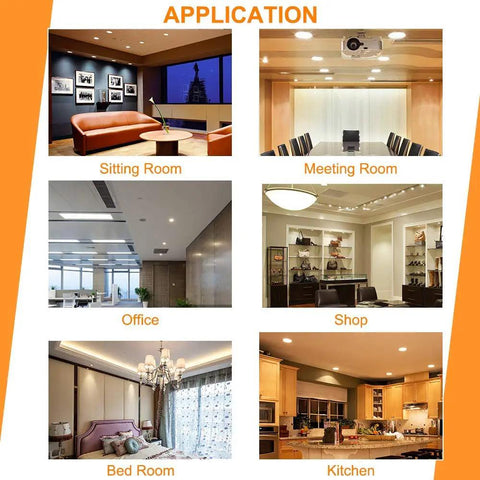 Application of MR16 LED Light Bulbs 5W Non Dimmable Replacement for 50W Halogen in various room settings