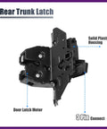 Heavy Duty Rear Liftgate Tailgate Lock Actuator Trunk Latch Motor Replacement For Chevy Tahoe Trax Yukon Xl Buick Encore 2015 2019 shown with solid plastic housing design and 3 pin connector.