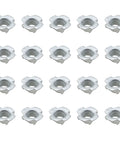 M6 4 Pronged T Nuts Set Of 20 Pieces For Woodworking Furniture And Cabinets Includes Adjustable Leveler Pads To Fit Rock Climbing Holds And More