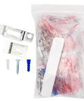 T Lock Security Hangers Set Locking Hardware For 25 Wood Or Aluminum Picture Frames With Free Hardened Wrench displayed