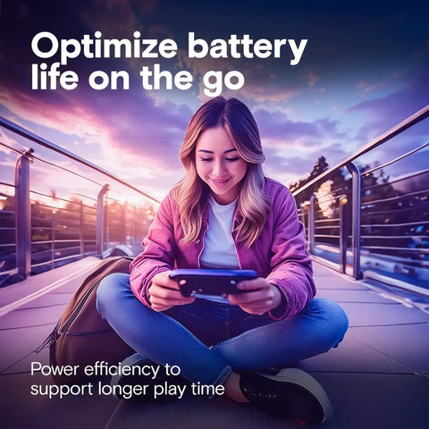 Person gaming on handheld device outdoors, showcasing 2TB M.2 2230 PCIe Gen4 NVMe SSD Up To 7,100 MBps Read 6,000 MBps Write Snappy High Speed Drive