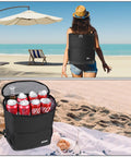 Insulated Cooler Backpack for Travel and Camping, Leak Proof Soft Sided Backpack Cooler Keeps 12 Hours Cold or Hot