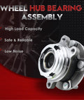 Two Pack Beefy Front Wheel Bearing Hub Assembly 513296 Fits Infiniti JX35 QX60 and Nissan Altima Maxima 5 Lug