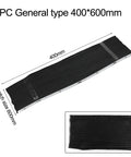 Telescopic Accordion Bellows Cover For CNC Machines And Tools Built Tough To Protect Milling Machines And Lathes Guide Rails Black 400x600mm