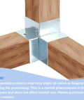 Three Way Gazebo Brackets Kit For 2x2 Lumber Right Angle Corner Brackets Outdoor Patio DIY Woodworking Galvanized Steel