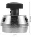 Replacement Lathe Machine Handle Base M12x3 Thread Hole With Durable Plastic And Metal Build For Drilling And Workshop Use Fits Z5122 Z516 Z4116 Z516A Bench Drills For Enduring Performance. 7cm x 6.5cm.