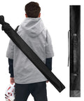 Large Sword Bag 51 Inch Katana Case With Adjustable Straps, shown carried on the back, side detail visible, durable material.