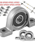 Heavy Duty Self Aligning Mounted Thrust Bearing Pillow Block Housing Solid Zinc Alloy Fits 8mm To 30mm Shafts, KP04