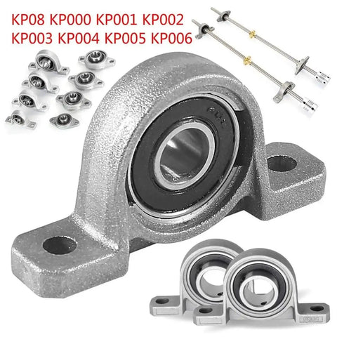 Heavy Duty Self Aligning Mounted Thrust Bearing Pillow Block Housing Solid Zinc Alloy Fits 8mm To 30mm Shafts, KP04