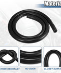 Silicone Vacuum Hose 1m 9mm ID For Turbo Boost, Air Intake, And Auto Vacuum Lines, Durable High Temp Black Tubing For Engine Use