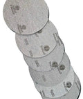 Bowling Ball Sanding Pads 6 Pack All Grits 500 1000 1500 2000 3000 5000 Resurfacing Set stacked in descending order