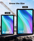 Two Badass Rugged Android 14 Tablets Built Different For UTV Adrenaline Rides And Gritty Job Sites, sized 8.68" and 11".