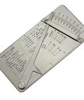 Pipe Pit Welding Gauge For Pro Grade Weld Inspections, Heavy Duty Stainless Steel Gauge With Locking Arm, Reads 0 To 1/2 Inch In 1/64 Inch Increments, Durable Metal Pit Test Tool That Is Field Ready.