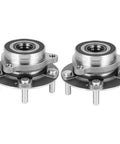 Two Pack Wheel Hub Bearing Assembly With Tone Ring Sensor And ABS For Front And Rear 5 Lug Hubs Direct Fit OEM Grade