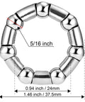 Beefed Up Crank Bearing Set Five Sixteenth Inch Seven Ball Stainless Steel Bearings dimensions diagram