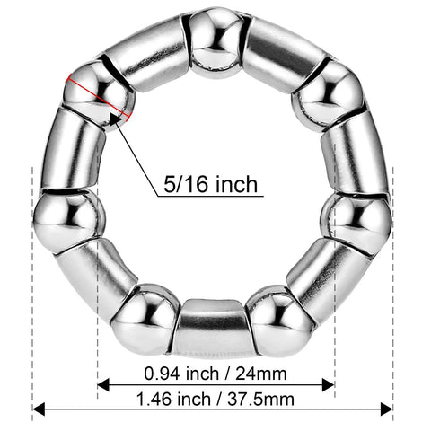 Beefed Up Crank Bearing Set Five Sixteenth Inch Seven Ball Stainless Steel Bearings dimensions diagram