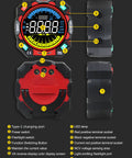 Go To Portable Digital Multimeter Tester With 6000 Counts VA Display And Auto Ranging, front and side views showing buttons and ports.
