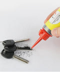 Applying Graphite Powder Lubricant 60ml Set For Cars And Locks 3 Pack No Dust Long Lasting Formula on car keys