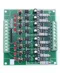 Top view of 8 Channel Optocoupler Isolation Module For AC 110V And 220V NPN Low Level Output 8 Channel Input Output PLC Control Board