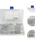 125 Piece Cotter Hairpin Assortment Kit For Truck And Small Engine Repairs Carbon Steel Fasteners Hitch Pin Clips Split Pins Versatile Metal Pins For Mechanical Repairs In RVs And Trucks Multiple Sizes DIY Ready To Use in plastic organizer