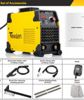 250A Arc Welder Kit With All In One Dual Voltage 110 220V Inverter Stick Welder VRD Hot Start For Easy DIY Welding overview
