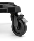 Beefed Up Four Wheel Cart And Tool Box Dolly For StackTech Toolboxes And Organizers with heavy-duty rolling base locking caster
