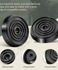 4 Pack Upper Needle Seal Replacement Gasket Set For Single Serve Coffee Makers No Leak Tech And Durable Silicone Rubber Fits B60 B66 0058 22 OfficePro And Other Compatible Models with close-up view of textured seals.