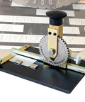 Durable Manual Metal Stamping Machine For Aluminum Brass Plates, handheld tool for precise marking on materials.
