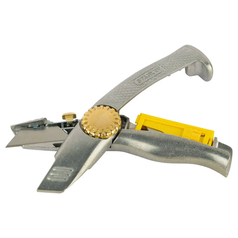 Snap Off Knife Pro Retractable Blade Utility Knife With 18mm Width Stainless Steel Blade Guide Quick Tool Free Blade Change Ergonomic Silver Handle